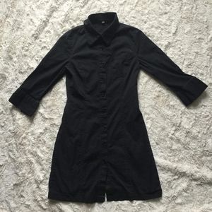 Button-up shirt dress